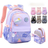 Primary School Girl  Lightweight Waterproof School Bags Cute Backpack