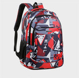 Kid Student  Large Capacity Travel Versatile Print Backpack 16 Inch