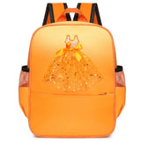 Kid Girl Cute Nylon Ballet Dance Backpack Large Capacity Waterproof Schoolbag