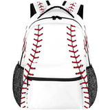 Kid Boy Girl Baseball Ball Print Pattern Large Backpack Book Bag