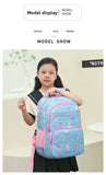 Kids Backpack Large Capacity Lightweight Durable School Bags for Grade 1-6 Students