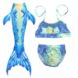 Kids Girl Mermaid Swimsuit Costume Beach Bikini Bathing Suit