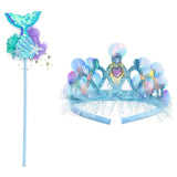 Kid Girl Princess Mermaid Carnival Ariel Cosplay Dress for Halloween Party Ball