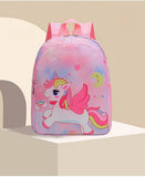 Kindergarten Girl Backpack Cartoon Cute Unicorn Mermaid Print Schoolbag