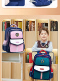 British Primary Students Backpack Large Capacity Lightweight Waterproof Book Bag