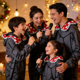 Family Matching Adult Kid Demogorgon Plant Design Onesie Christmas Pajamas