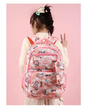 Elementary School Students Trendy Backpack Korean Double Shoudler Bags