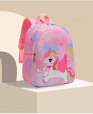 Kindergarten Girl Backpack Cartoon Cute Unicorn Mermaid Print Schoolbag