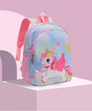Kindergarten Girl Backpack Cartoon Cute Unicorn Mermaid Print Schoolbag