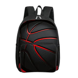 Kid Basketball Square Front Pocket Backpack Cartoon SchoolBags