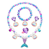 Kid Girls Mermaid Ariel Prom Princess Dress Cosplay Costumes Birthday Party Dress Up