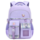 Kid Girl Large Capacity Spine Protection Leisure Backpack Schoolbags with Multiple Pockets