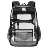 Backpack Waterproof Transparent  Large Capacity Solid Clear School Bag