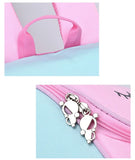 Kid Girl Pink Purple Rainbow Schoolbag Cute Cartoon Backpack Student Book Bag