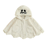 0-4Y Toddler Baby Boys Girls Cloak Jacket Halloween Pumpkin/Ghost Costume