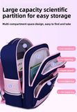 Teenagers Kid Girl Cute Bow Schoolbag Nylon Fabric Waterproof Backpack