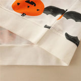 2-7Y  Halloween Kids Girl Boy Cotton Pumpkin Sweatshirt