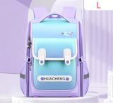 Girl Boy Students Gradient Color Fashion Waterproof Backpack School Bags