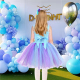 12M-12T Kid Baby Girls Mermaid Glowing Tutu Halloween Ariel Party Dresses