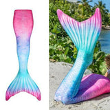 Kids Girls Swimming Mermaid Swimwear Tail Add Monofin Fin