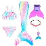 Kid Girl Ariel Little Mermaid Swimsuits for Beach Swimming Costumes