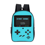 16.5In Kid Games Console Backpack 2D Flat Cartoon Schoolbag