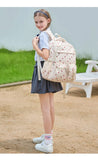 Kid Student Nylon Sweet Strawberry Print School Bag Backpacks