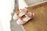 Kid Girl Spring Beauty Pointed Toe Leather Party Shoes