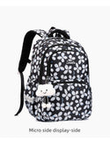 3pcs/set Elementary School  Flower Cute Little Dolls Backpack Bookbags