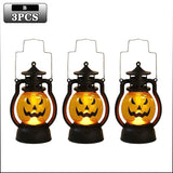 Halloween Pumpkin Ghost Face Lamp Portable Skull Decoration Light