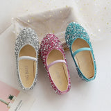 Kid Girl Spring Beauty Pointed Toe Leather Party Shoes