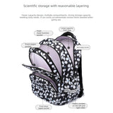 3pcs/set Elementary School  Flower Cute Little Dolls Backpack Bookbags
