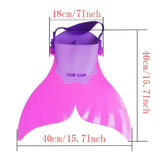 Kid Girl Swimming Mermaid Ariel Cosplay Costume Swimsuit