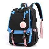 Young Boys Girls Students School Backpacks Harajuku Fashion Travel Rucksack Schoolbags