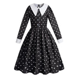 4-14Y Kids Birthday Party Halloween Gothic Witch Carnival Dresses