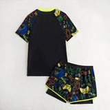 Kid Boys Swimsuit Short Sleeve Printed Swimwear