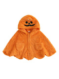 0-4Y Toddler Baby Boys Girls Cloak Jacket Halloween Pumpkin/Ghost Costume