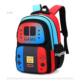 Creative Game Console School Backpack 3Pcs/set Nylon Waterproof Schoolbags