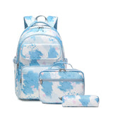 3 Pcs School Bags Kid Girls Waterproof  Aesthetic Luxury Backpack