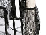 Girls Women Large Clear Backpack School Bookbag Transparent Backpack