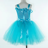 6M-12T Kid Baby Girls Super Kitties Tutu Halloween Cartoon Carnival Party Perform Princess Dress