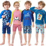 Kid Boy Summer Swimsuit Bathing Suits Top+shorts Two-piece
