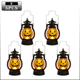 Halloween Pumpkin Ghost Face Lamp Portable Skull Decoration Light