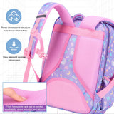 2 Pcs Primary Student Cute Stylish Portable Versatile Breathable Backpack Books Bag