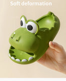 Dinosaur Children's Slippers Summer Boys and Girls Thick Bottom Non-slip Indoor Home Cartoon Parent-child Sandals Slippers