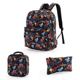 Kid Teenager School Backpack Fashion Print Shoulders Bag