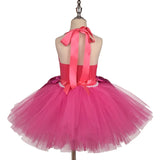 1-12T Kid Girl Princess Rosy Letter B Tutu  Birthday Party Halloween Dresses