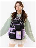 4Pcs/Set School Backpack Teenager Girls Students Bookbag