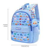 Kindergarden Student Lovely Nylon Satchel Cartoon  School Bags