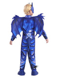 Kids Deluxe Frost Dragon Cosplay Fantasy Costume For Back To School, Halloween And Role-play Performances 3-12years